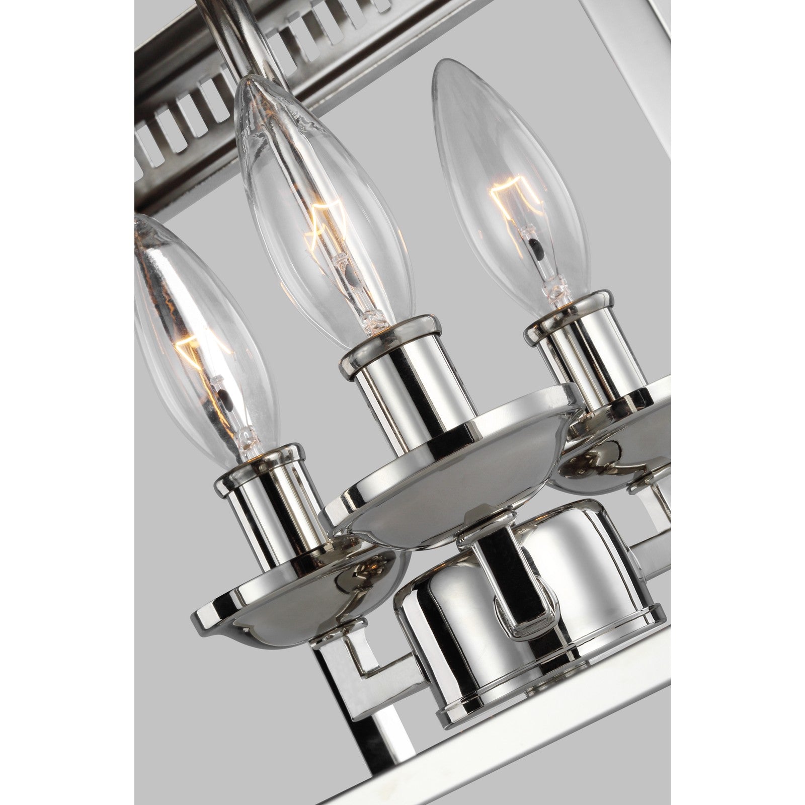 Woodruff Flush Mount Polished Nickel - Visual Comfort Ceiling Lights