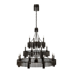 Sutton 50" Three Tier Chandelier - Visual Comfort Ceiling Lights