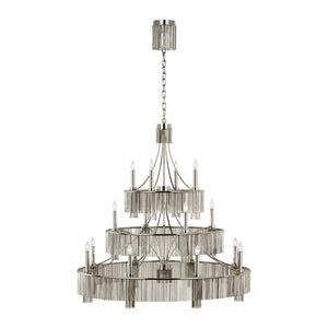 Sutton 50" Three Tier Chandelier - Visual Comfort Ceiling Lights