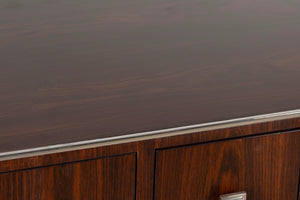 Luxurious Veneered Console with Drawers