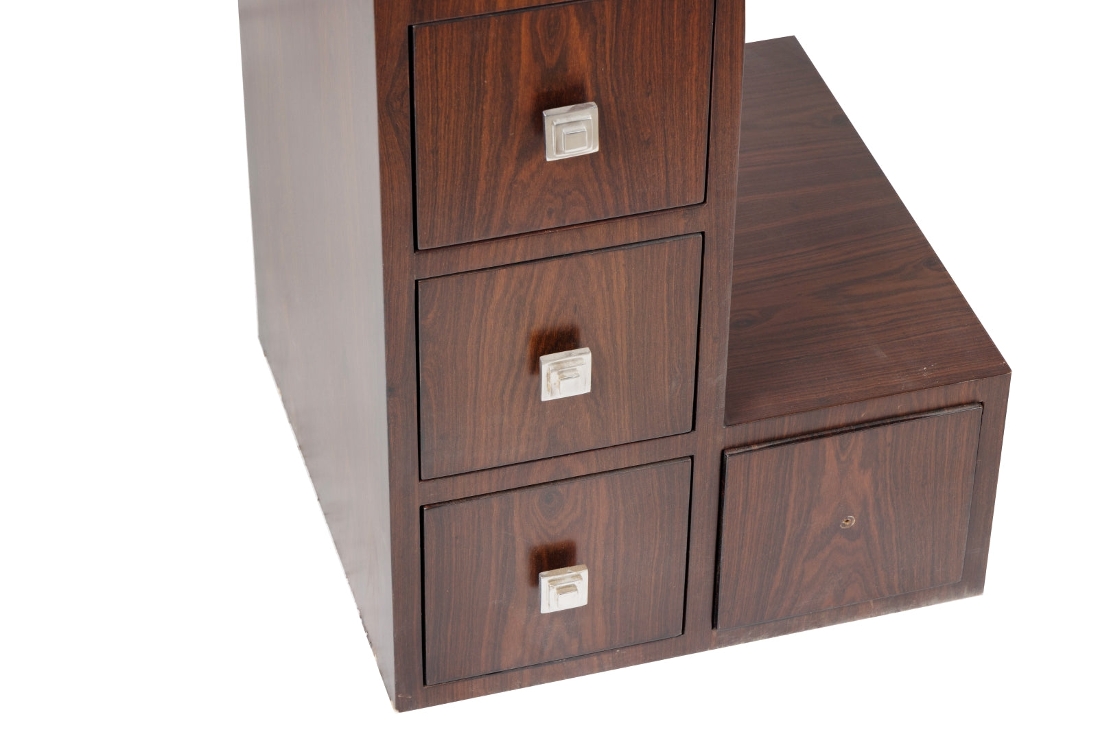Luxurious Veneered Console with Drawers