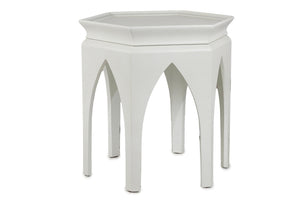 Hexagonal Cathedral Side Drinks Table
