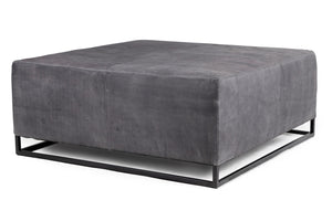 Bernhardt Leather Ottoman