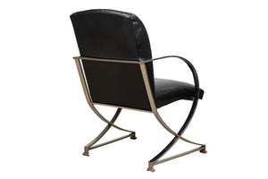 Century Furniture Leather Lounge Chair - Set of 2