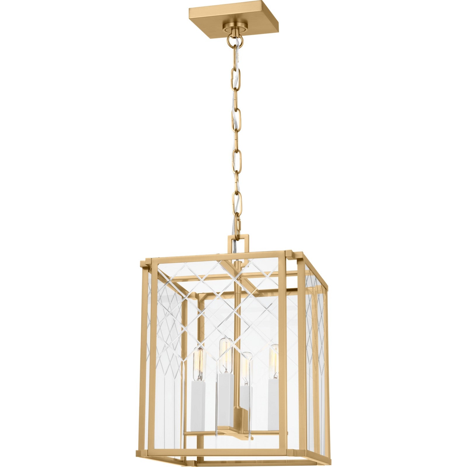 Erro Small Lantern Polished Nickel - Visual Comfort Ceiling Lights