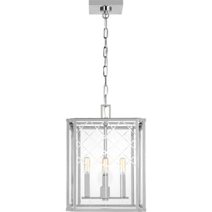 Erro Small Lantern Polished Nickel - Visual Comfort Ceiling Lights
