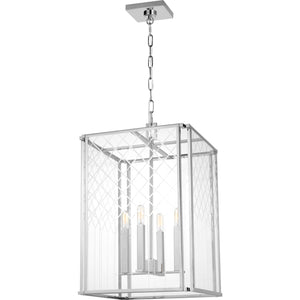 Erro Medium Lantern Polished Nickel - Visual Comfort Ceiling Lights