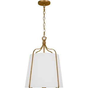 Leander Small Hanging Shade Antique Gild - Visual Comfort Ceiling Lights
