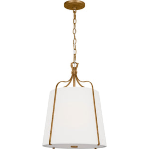 Leander Small Hanging Shade Antique Gild - Visual Comfort Ceiling Lights
