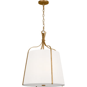 Leander Medium Hanging Shade Antique Gild - Visual Comfort Ceiling Lights