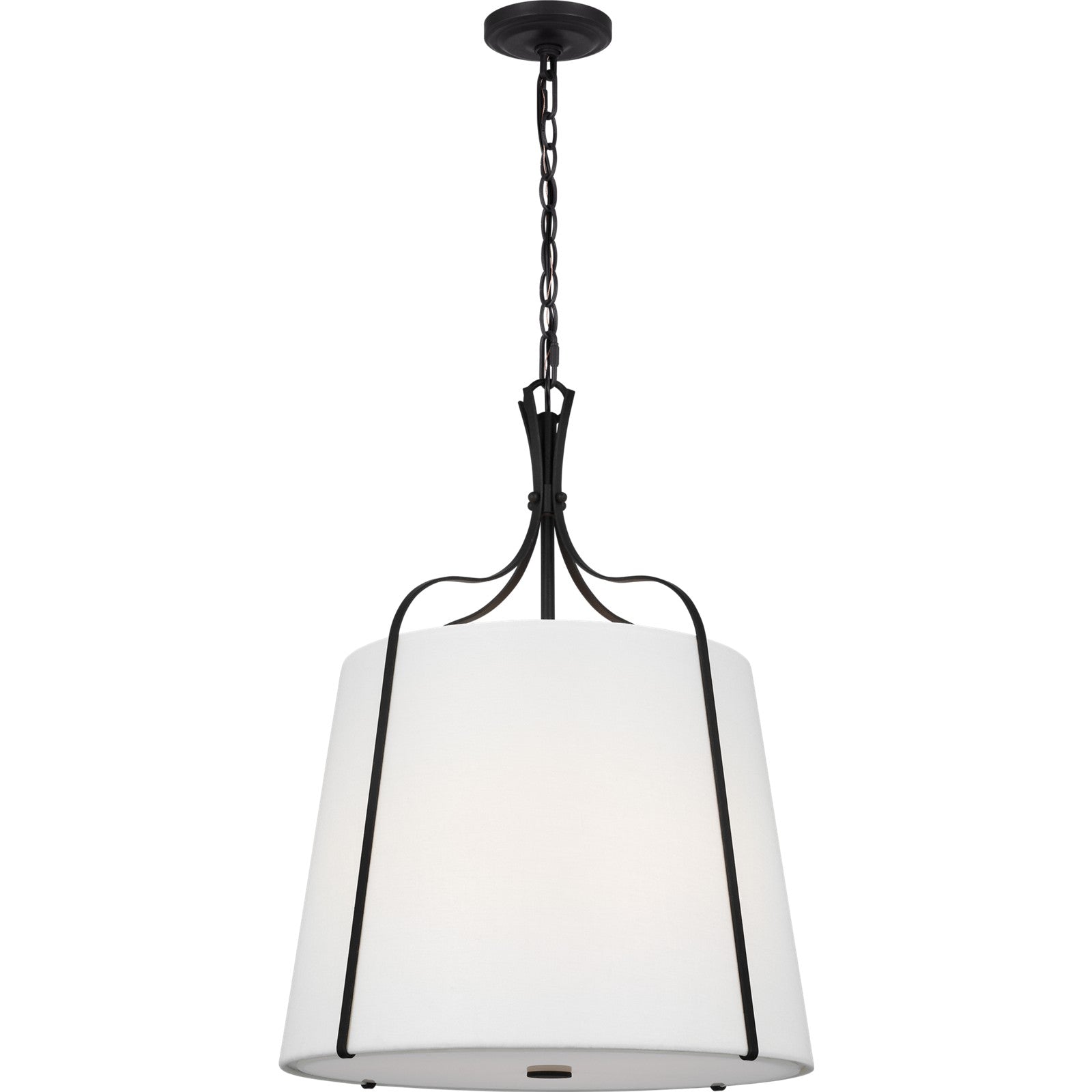Leander Medium Hanging Shade Antique Gild - Visual Comfort Ceiling Lights