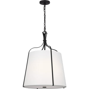 Leander Medium Hanging Shade Antique Gild - Visual Comfort Ceiling Lights