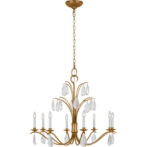 Shannon Large Chandelier Antique Gild - Visual Comfort Ceiling Lights