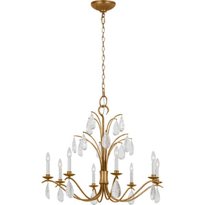Shannon Large Chandelier Antique Gild - Visual Comfort Ceiling Lights