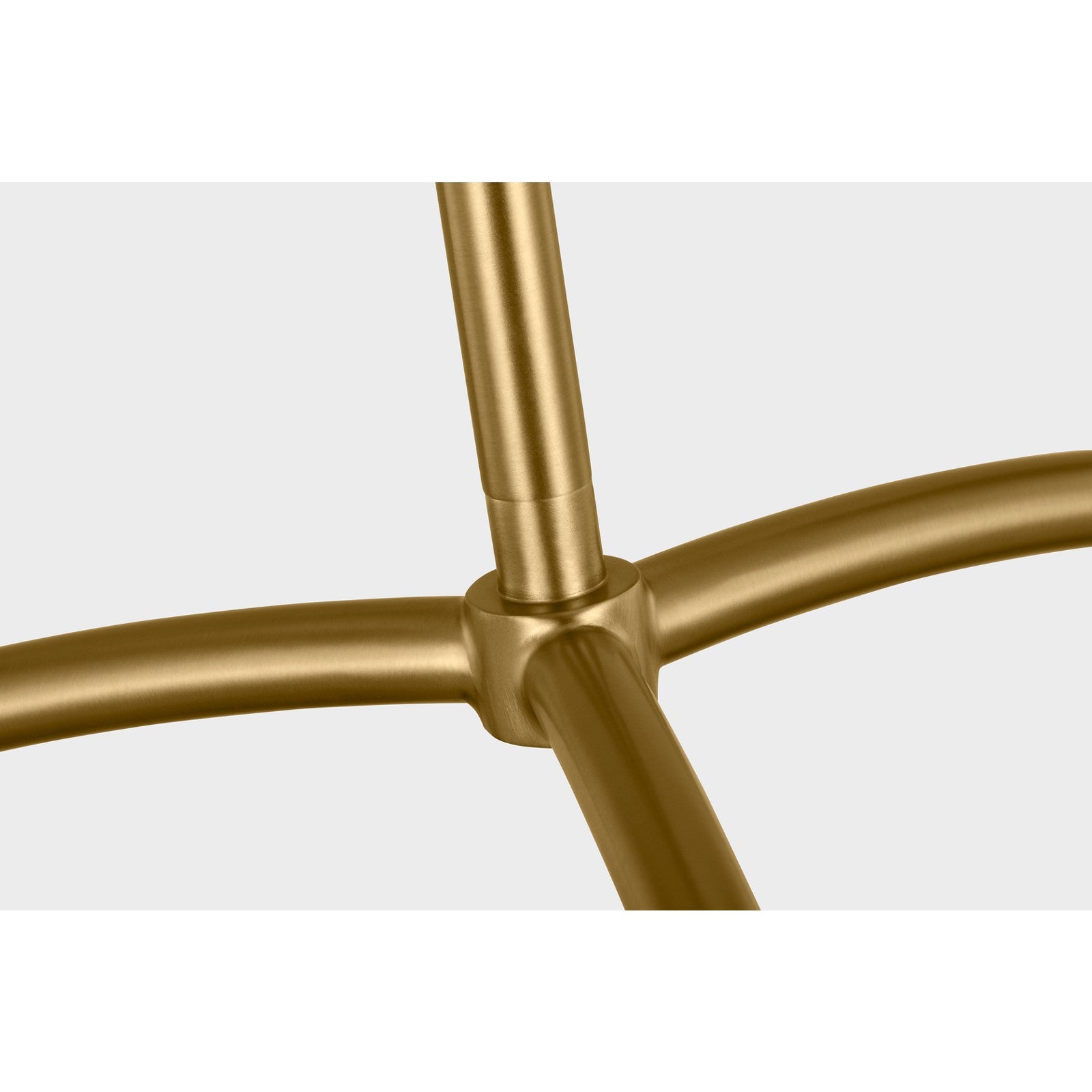 Cambre Large Chandelier Midnight Black and Burnished Brass - Kelly Wearstler Ceiling Lights