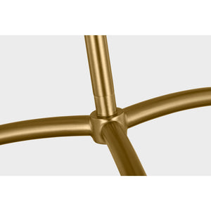 Cambre Large Chandelier Midnight Black and Burnished Brass - Kelly Wearstler Ceiling Lights