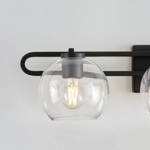 Codyn Three Light Wall / Bath Midnight Black - Visual Comfort Wall Lights