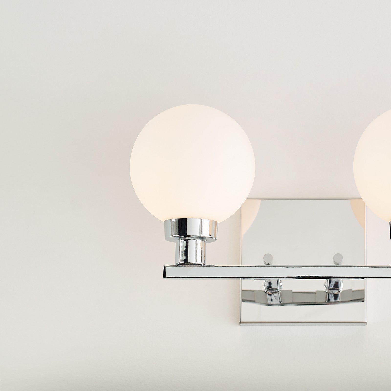 Clybourn Two Light Wall / Bath Chrome - Visual Comfort Wall Lights