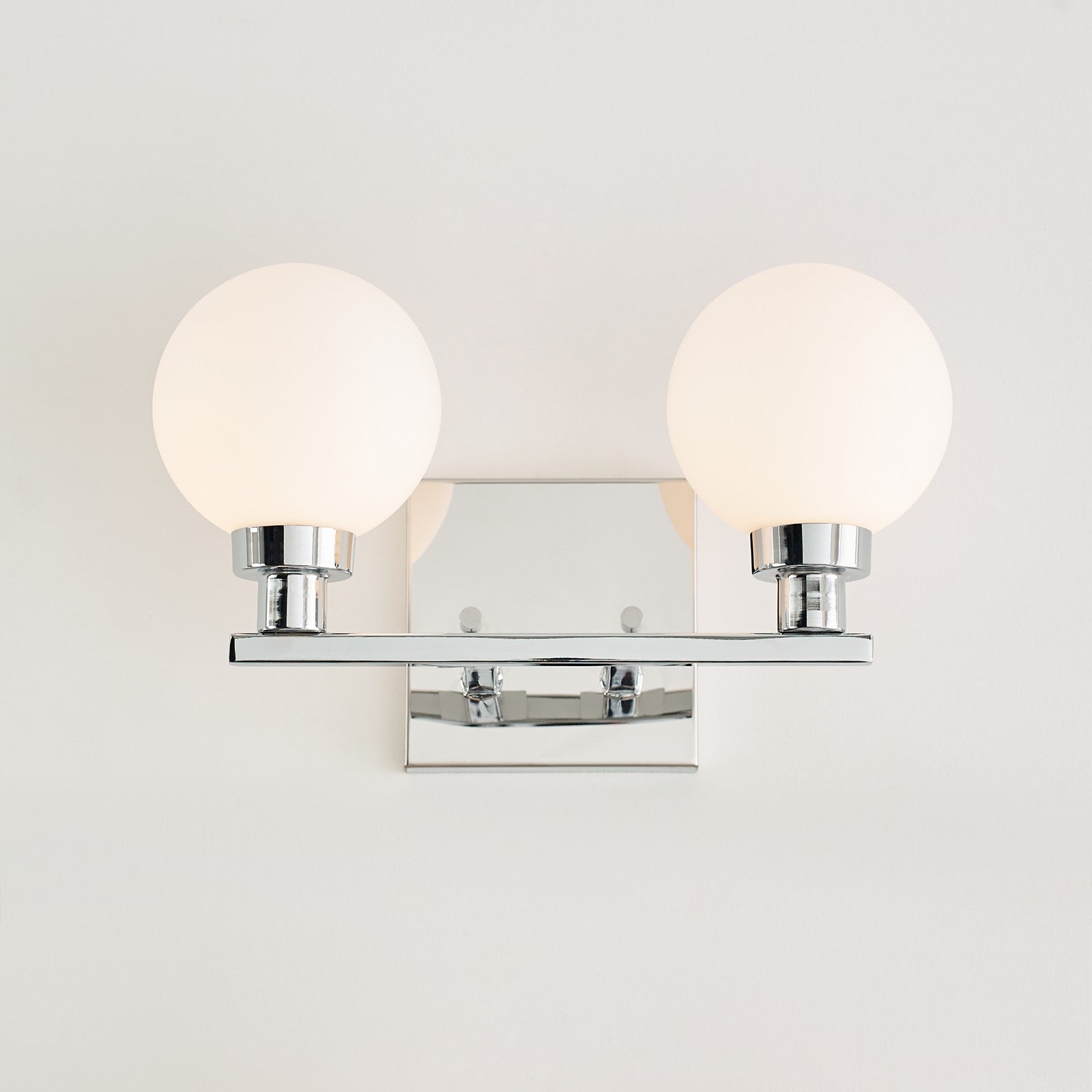 Clybourn Two Light Wall / Bath Chrome - Visual Comfort Wall Lights