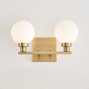Clybourn Two Light Wall / Bath Chrome - Visual Comfort Wall Lights