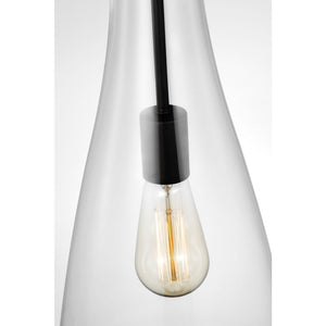 Arilda One Light Pendant in Brushed Nickel - Visual Comfort Ceiling Lights