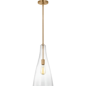 Arilda One Light Pendant in Brushed Nickel - Visual Comfort Ceiling Lights