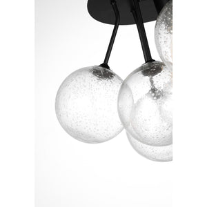 Bronzeville One Light Semi-Flush Mount in Satin Brass - Visual Comfort Ceiling Lights