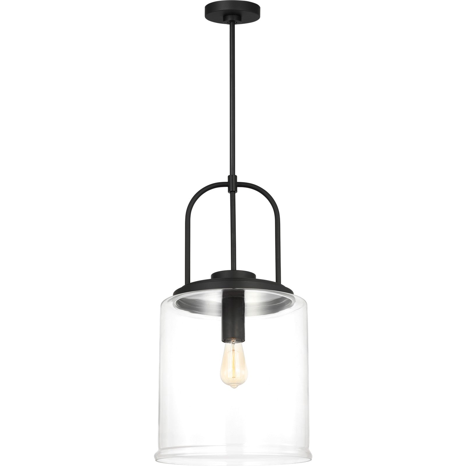 Anders Large Pendant in Brushed Nickel - Visual Comfort Ceiling Lights
