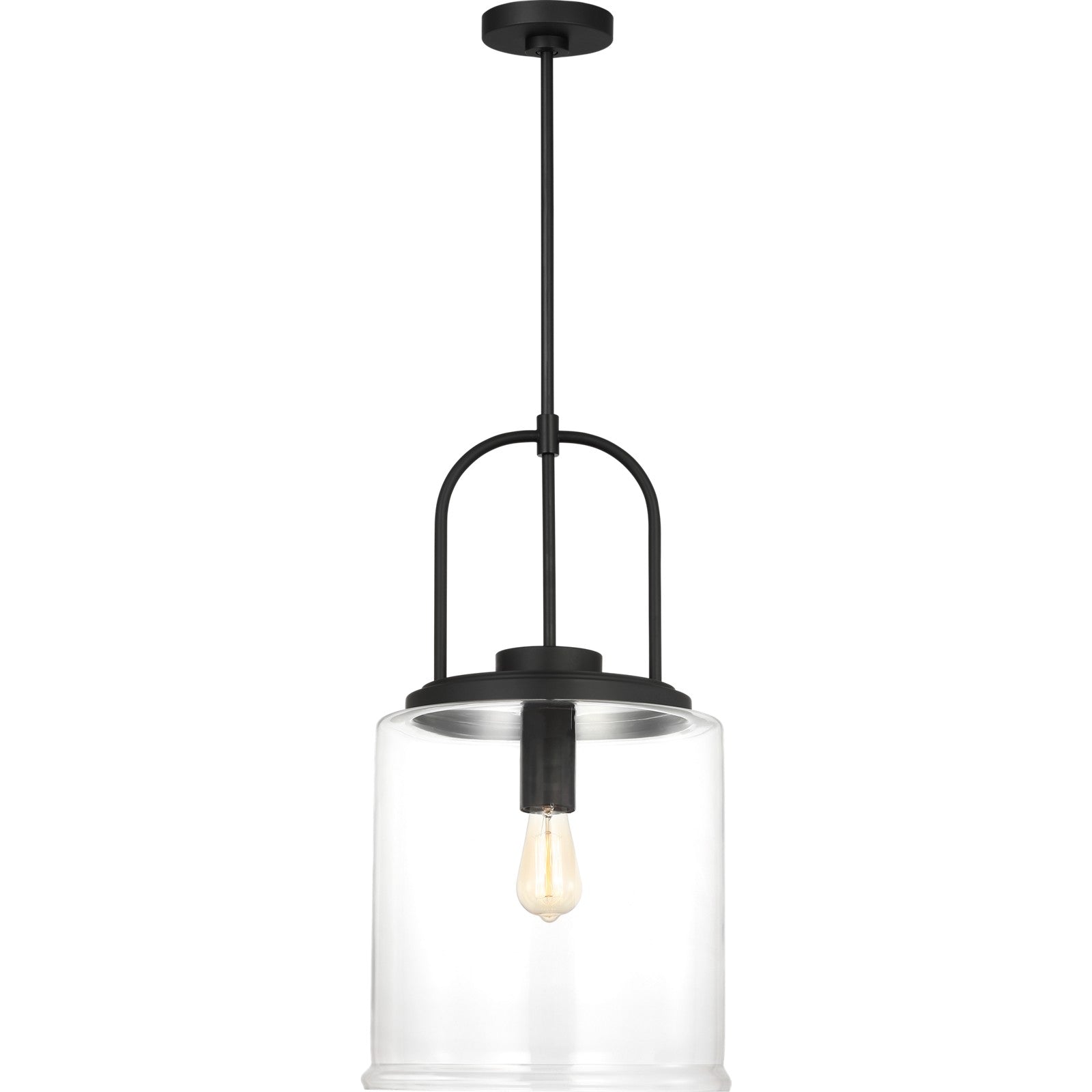 Anders Large Pendant in Brushed Nickel - Visual Comfort Ceiling Lights