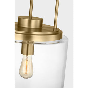 Anders Large Pendant in Brushed Nickel - Visual Comfort Ceiling Lights