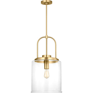 Anders Large Pendant in Brushed Nickel - Visual Comfort Ceiling Lights