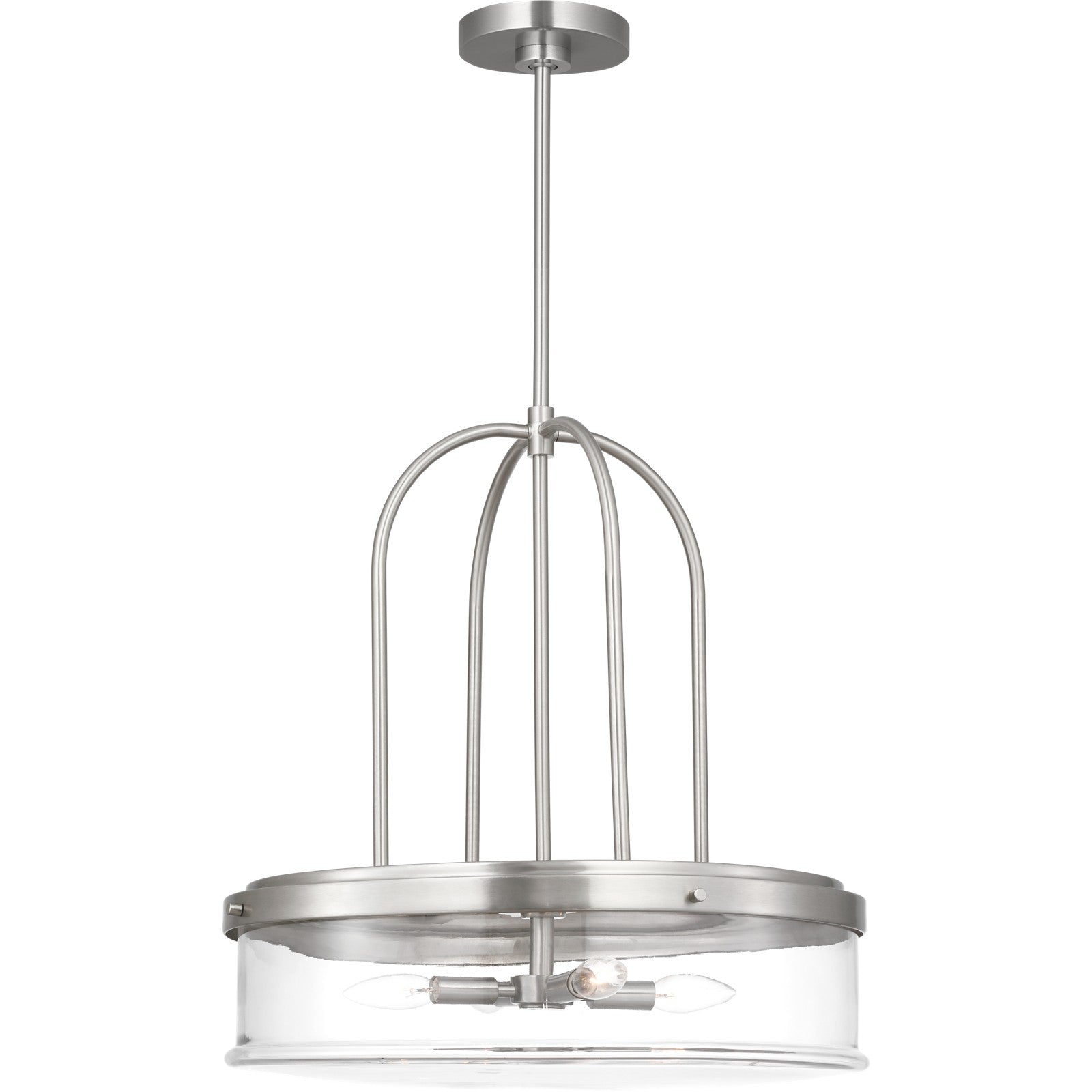 Anders Extra Large Pendant Brushed Nickel - Visual Comfort Ceiling Lights