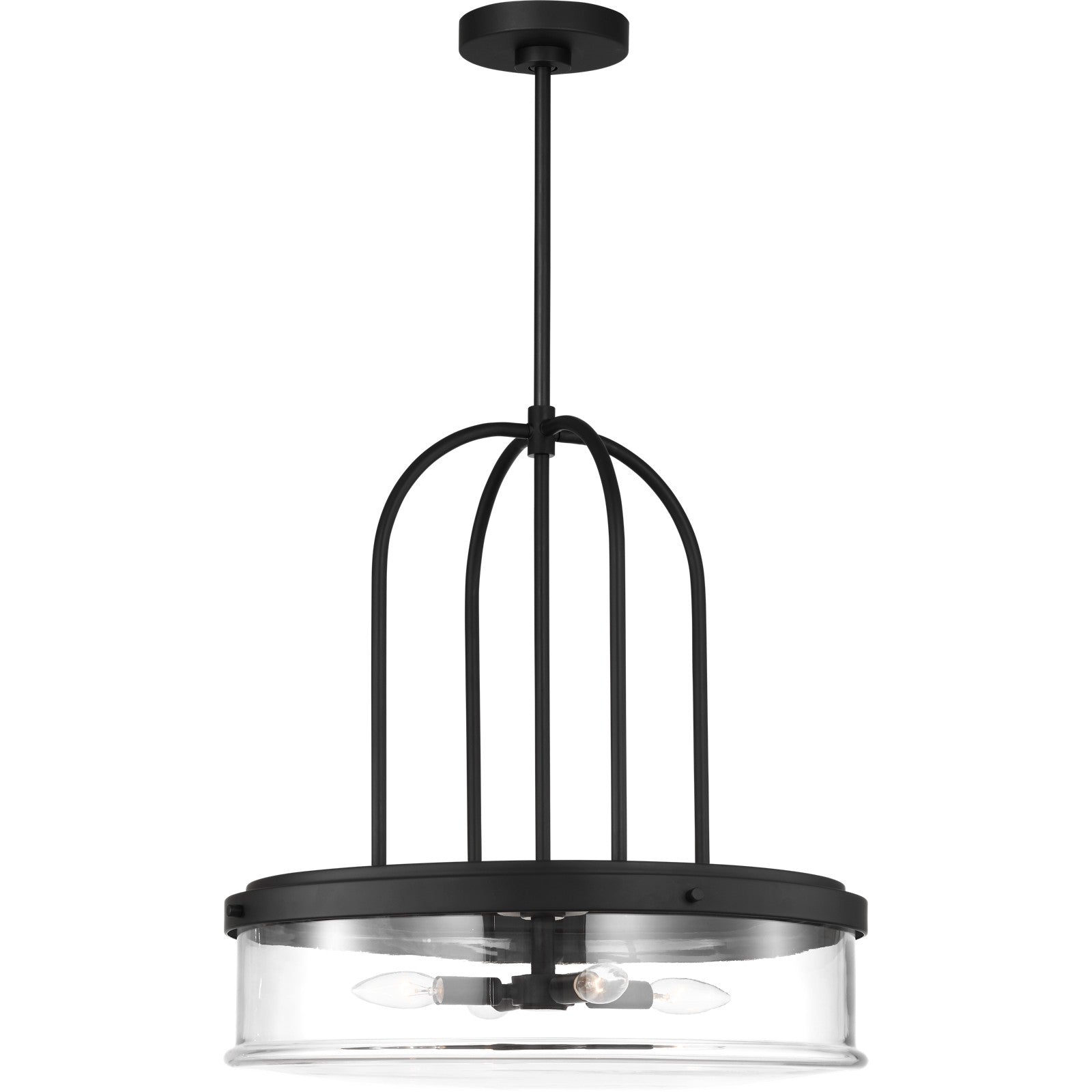 Anders Extra Large Pendant Brushed Nickel - Visual Comfort Ceiling Lights