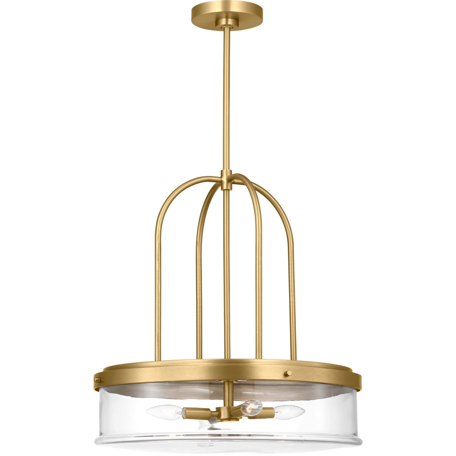 Anders Extra Large Pendant Brushed Nickel - Visual Comfort Ceiling Lights