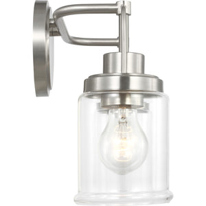 Anders Medium Vanity in Brushed Nickel - Visual Comfort Wall Lights