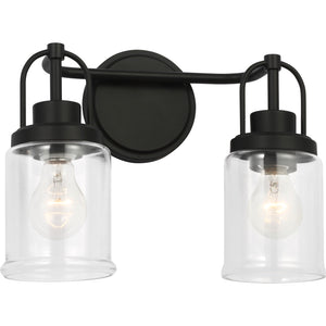 Anders Medium Vanity in Brushed Nickel - Visual Comfort Wall Lights