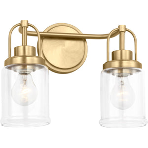 Anders Medium Vanity in Brushed Nickel - Visual Comfort Wall Lights