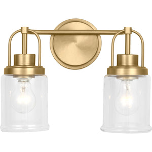 Anders Medium Vanity in Brushed Nickel - Visual Comfort Wall Lights