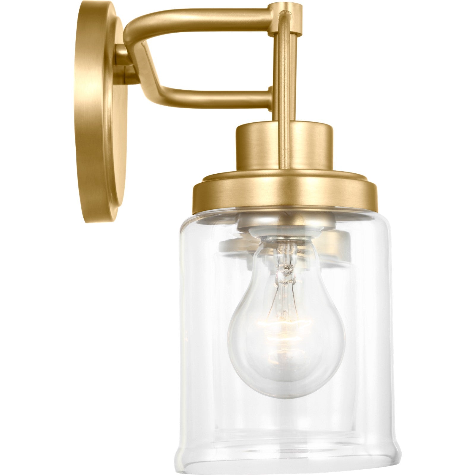 Anders Medium Vanity in Brushed Nickel - Visual Comfort Wall Lights