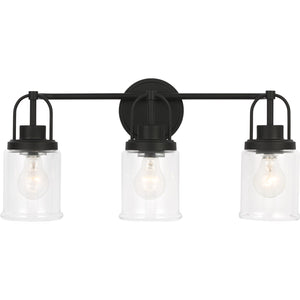 Anders Large Vanity in Midnight Black - Visual Comfort Wall Lights
