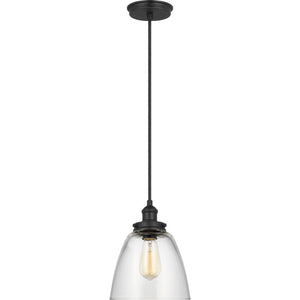 Baskin Dome Pendant in Painted Aged Brass / Dark Weathered Zinc - Visual Comfort Ceiling Lights