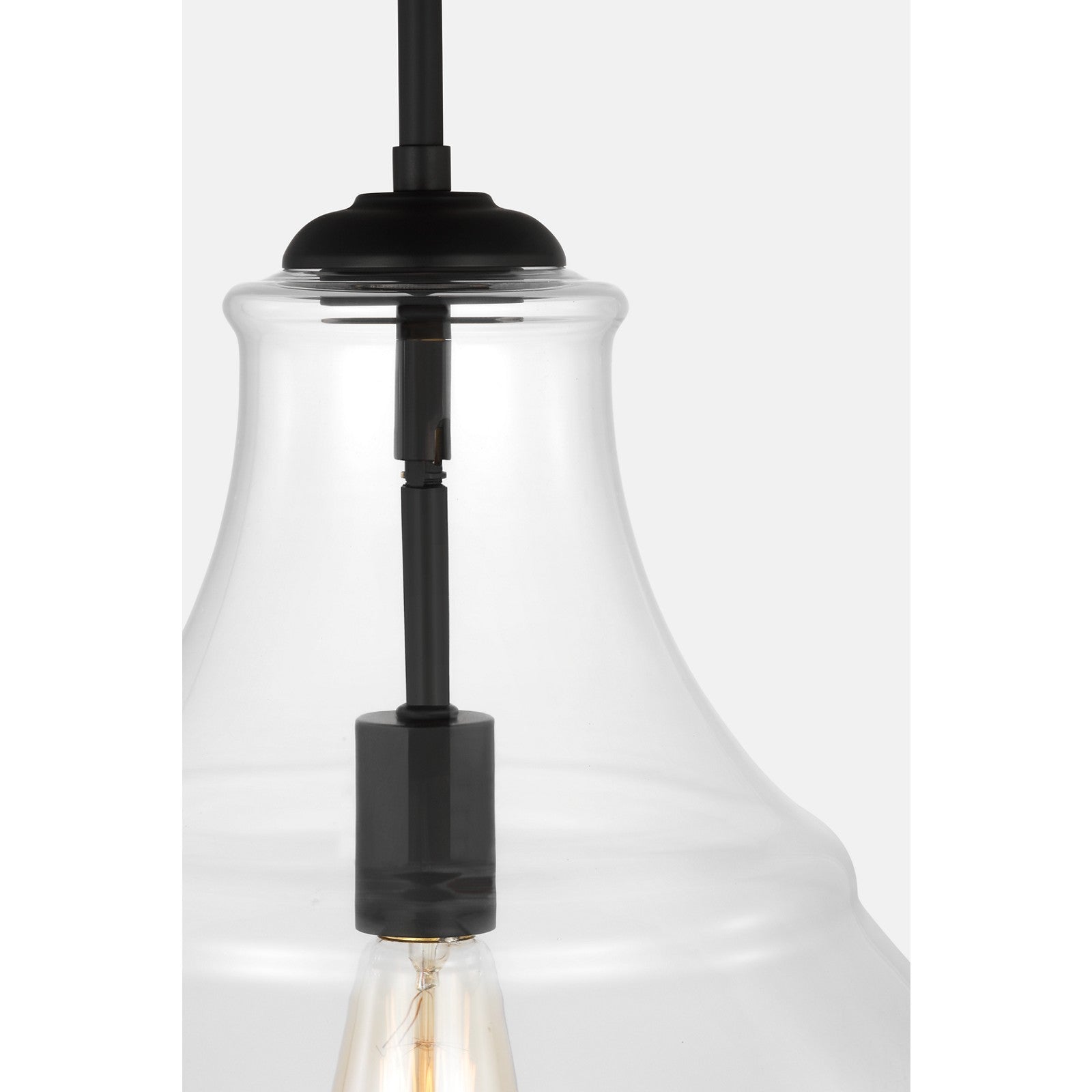 Zola One Light Pendant in Satin Nickel - Visual Comfort Ceiling Lights