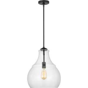 Zola One Light Pendant in Satin Nickel - Visual Comfort Ceiling Lights