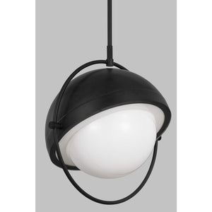 Bacall Extra Large Pendant Aged Iron - Visual Comfort Ceiling Lights