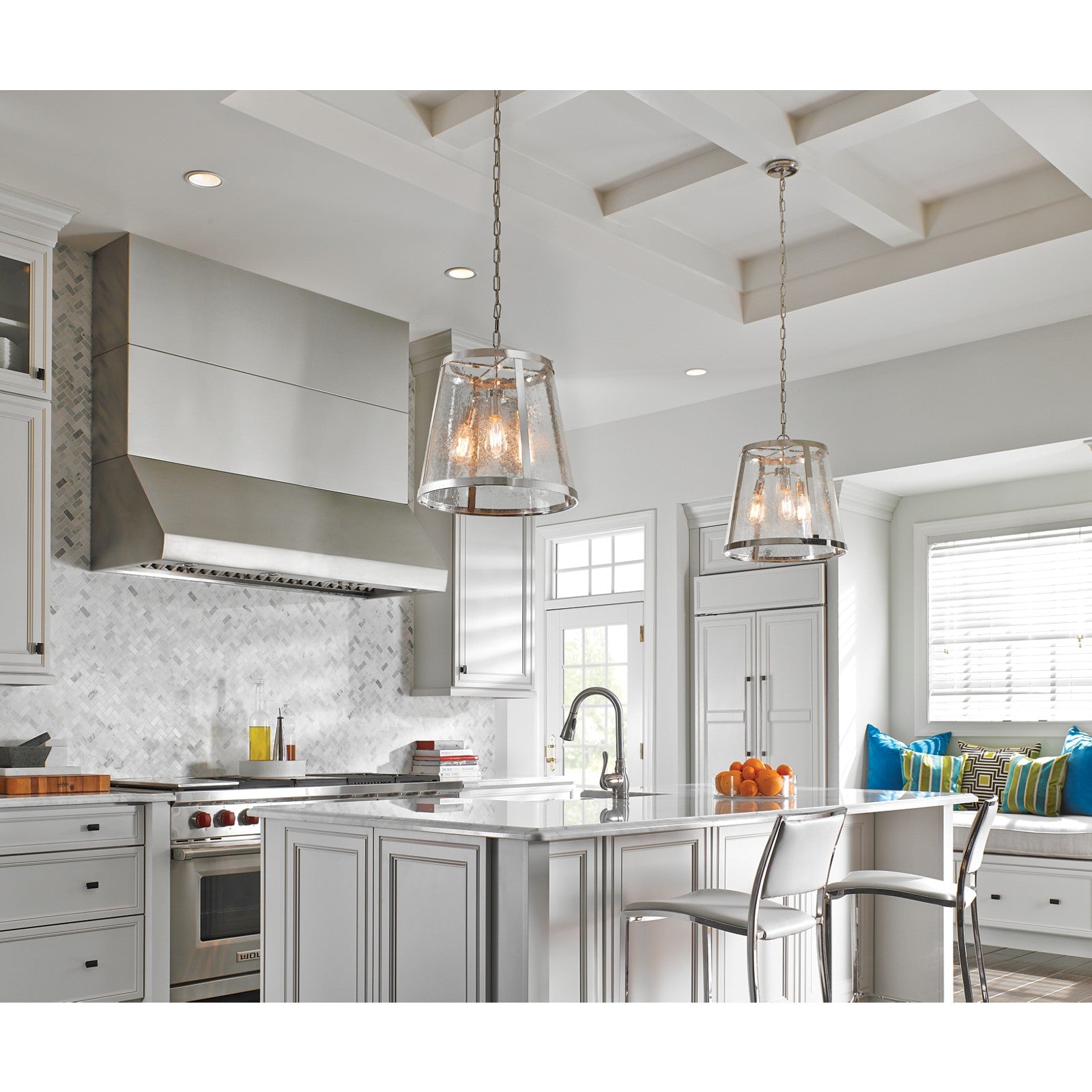 Harrow Large Pendant Oil Rubbed Bronze - Visual Comfort Ceiling Lights