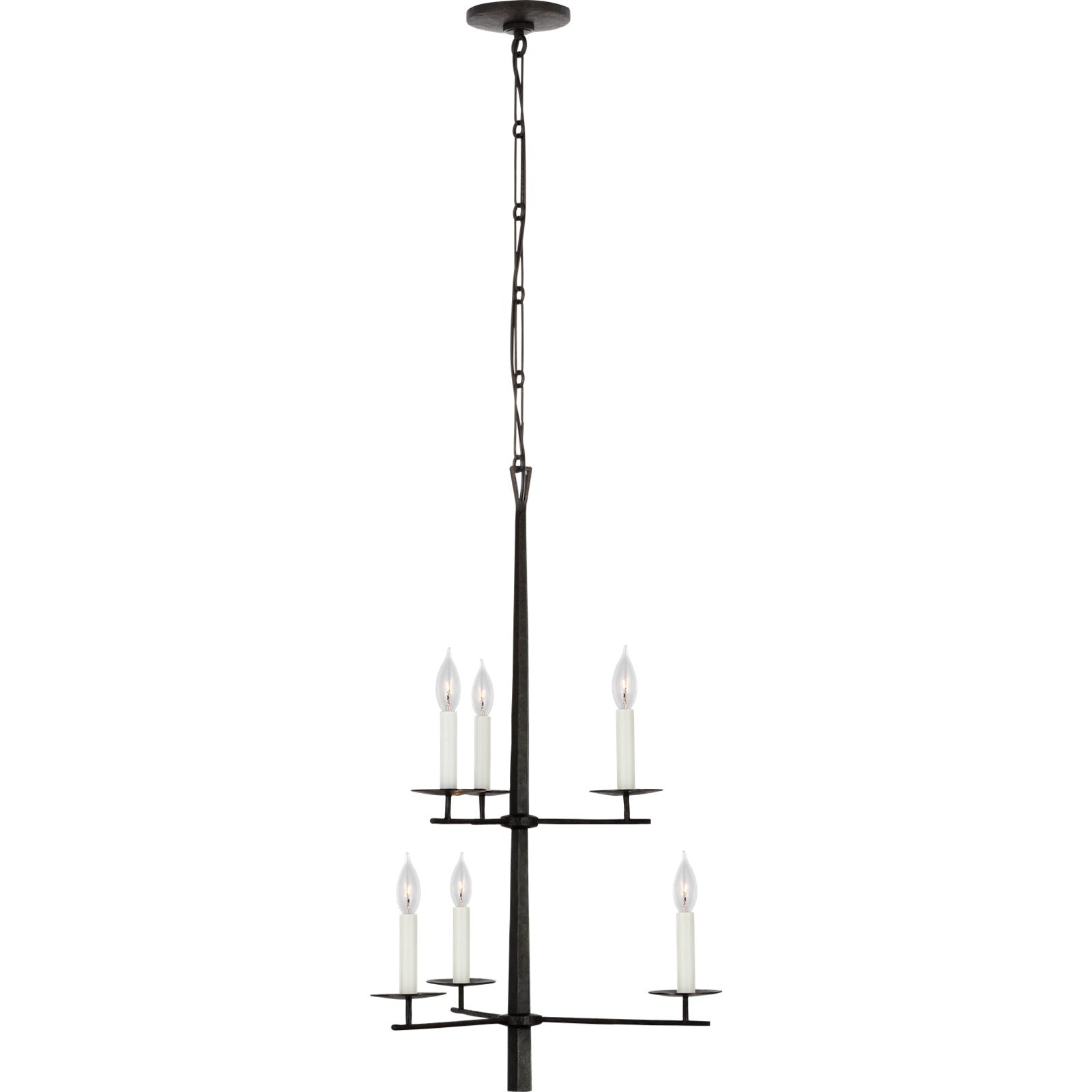 Arnav Small  Two-Tier Entry  Chandelier - Visual Comfort Ceiling Lights