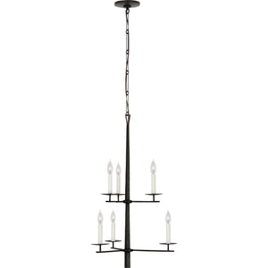 Arnav Small  Two-Tier Entry  Chandelier - Visual Comfort Ceiling Lights