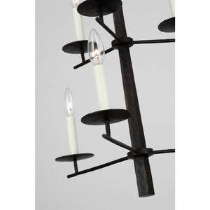 Arnav Small  Two-Tier Entry  Chandelier - Visual Comfort Ceiling Lights