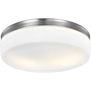 Issen Flush Mount Satin Nickel - Visual Comfort Ceiling Lights
