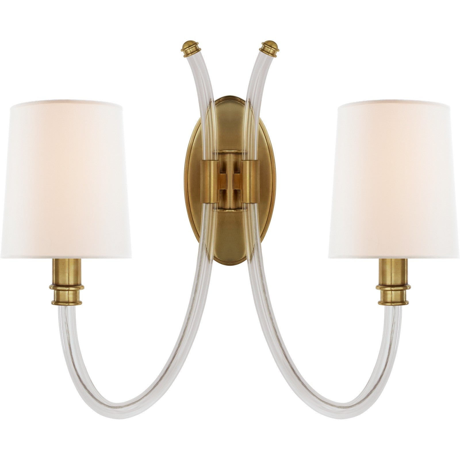 Clarice Double Sconce - Visual Comfort Wall Lights